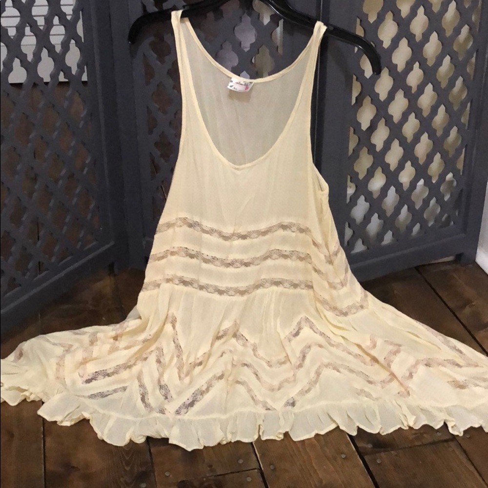 Free People Voile and Lace Trapeze Slip Dress - Picture 2 of 5